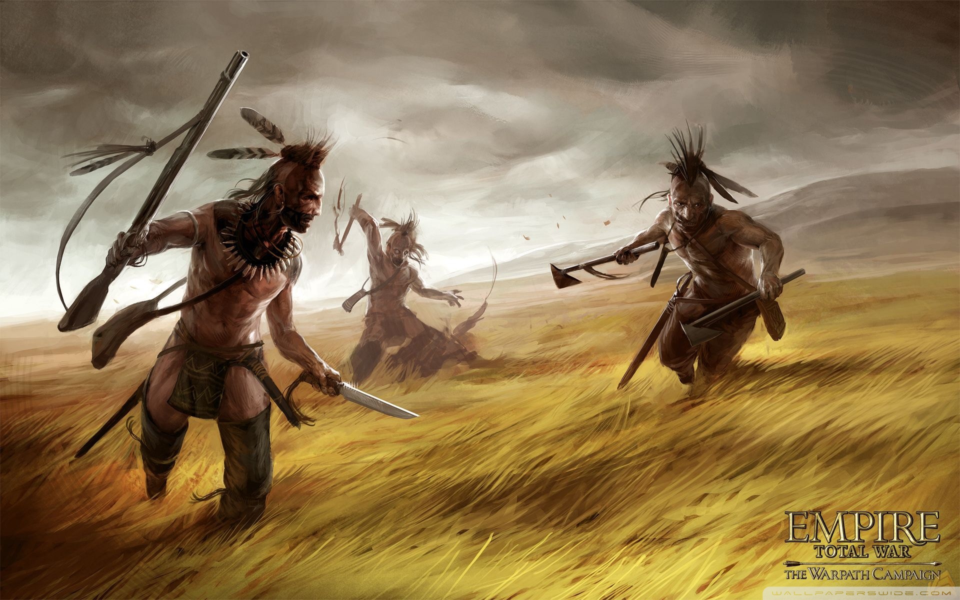 Empire Total War Wallpaper - Warrior Native American Cherokee - HD Wallpaper 