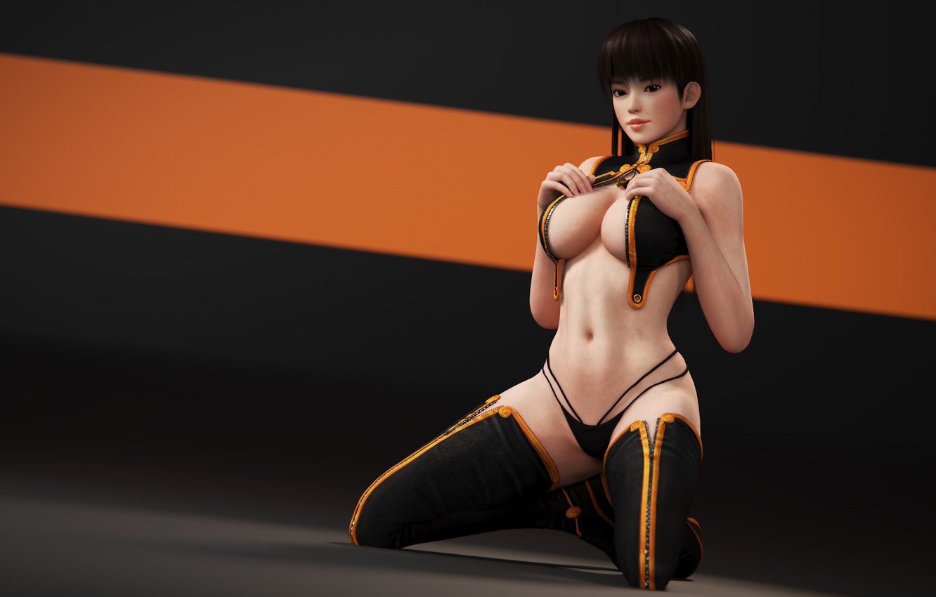 Photo Wallpaper Chest, Girl, Body, Profit, Dead Or - Lei Fang - HD Wallpaper 