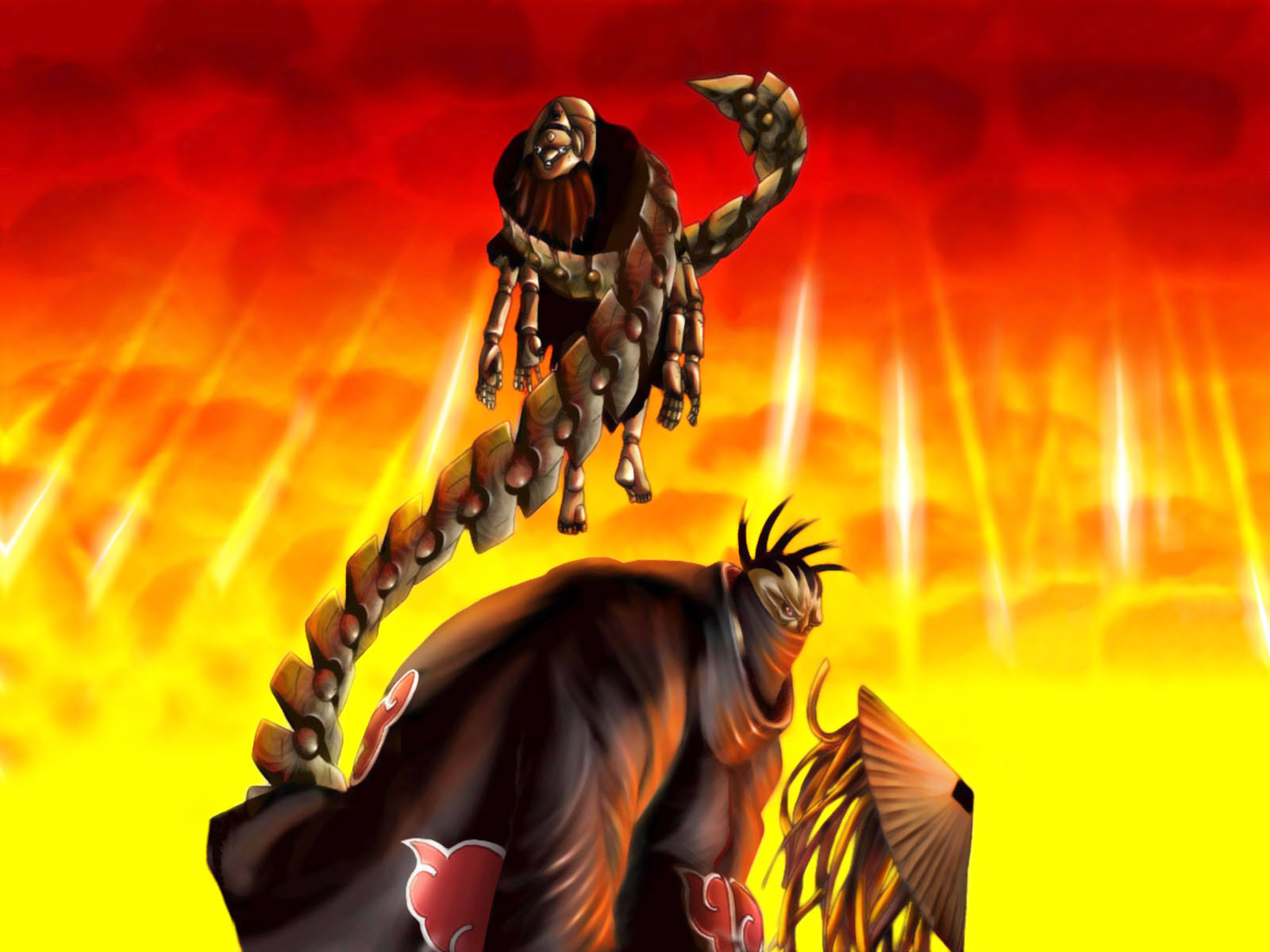 Angry Monster Anime Scorpion - HD Wallpaper 