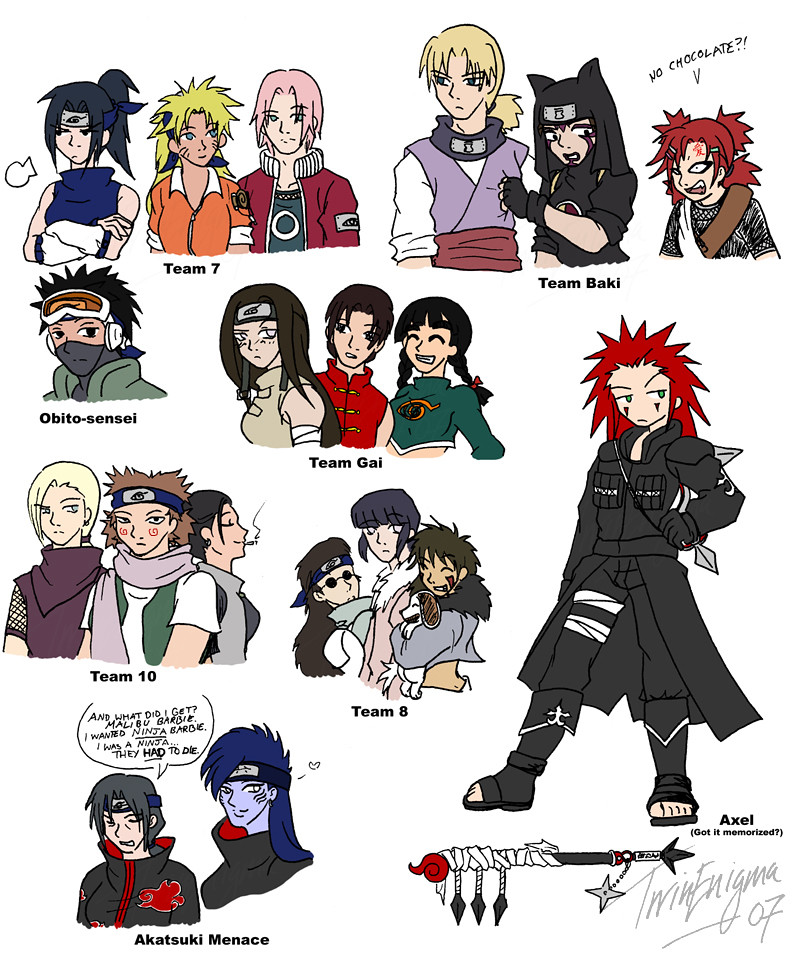 Naruto Characters Gender Swap - HD Wallpaper 