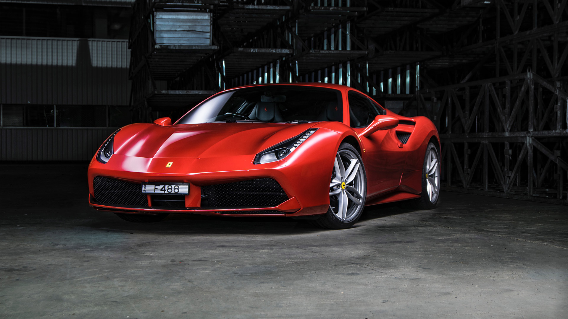 Ferrari 488 - HD Wallpaper 