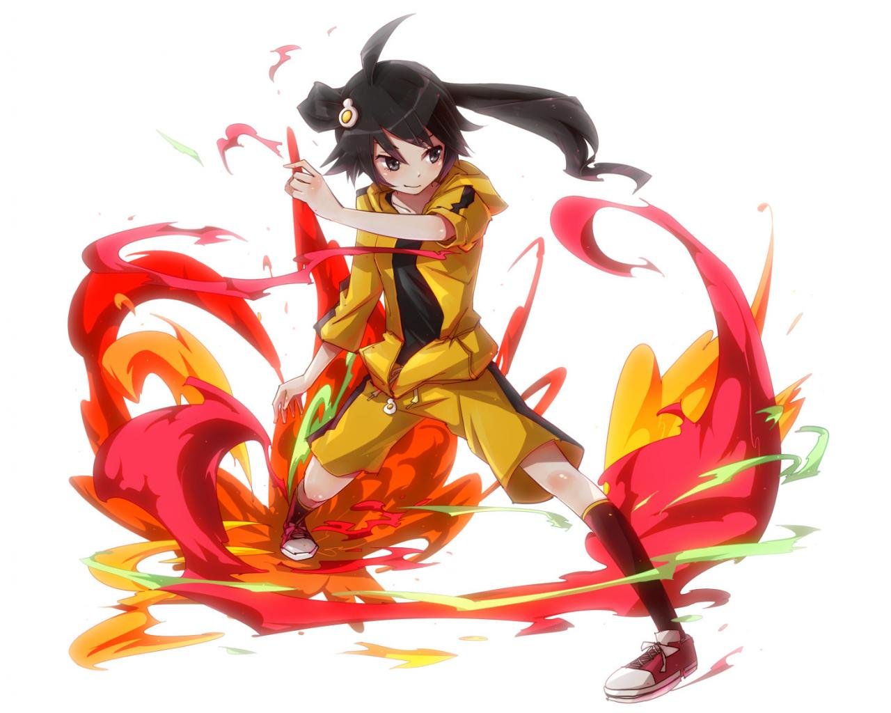 Best Monogatari Wallpaper Id - Karen Araragi - HD Wallpaper 