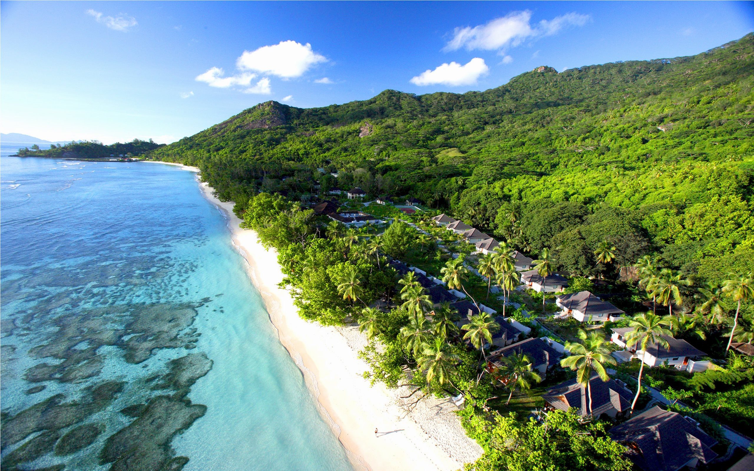 Seychelles, Indian Ocean, Tropical Islands, Beach, - Hilton La Briz Seychelles - HD Wallpaper 