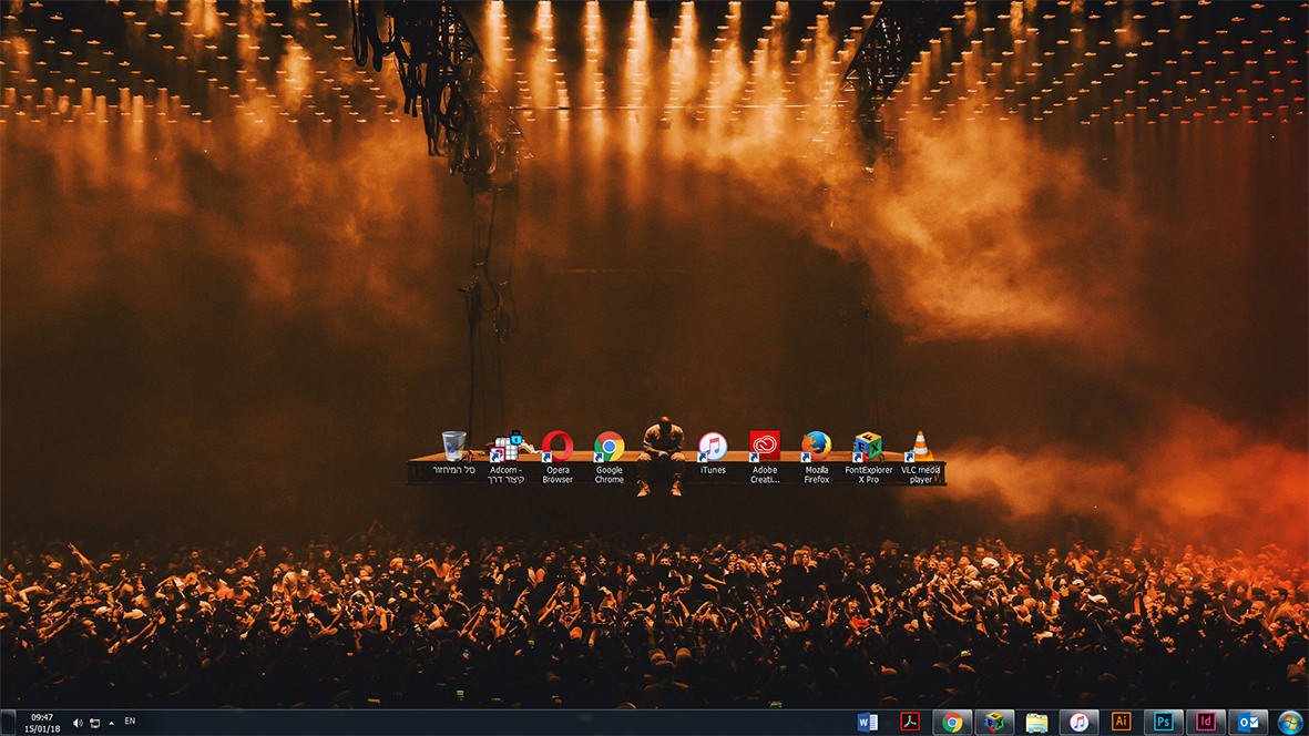 Kanye West Desktop Background - HD Wallpaper 