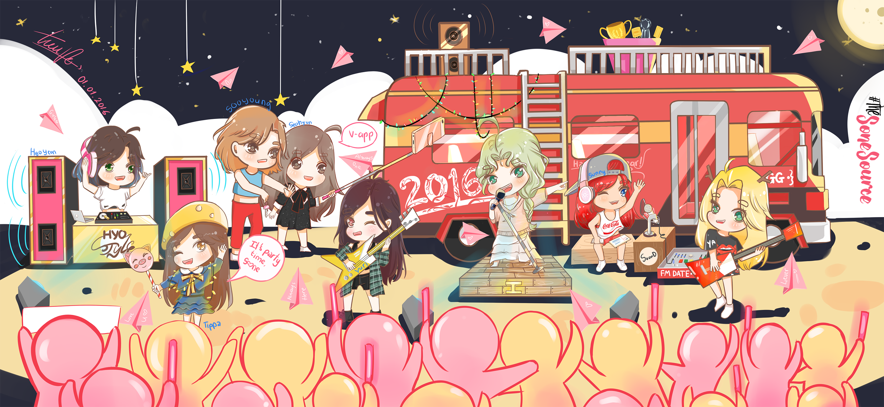Snsd Happy New Year - HD Wallpaper 