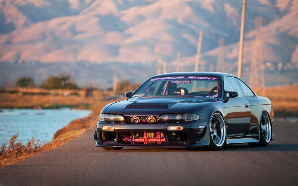 Nissan 240sx Black Car Wallpaper,nissan Hd Wallpaper,black - HD Wallpaper 