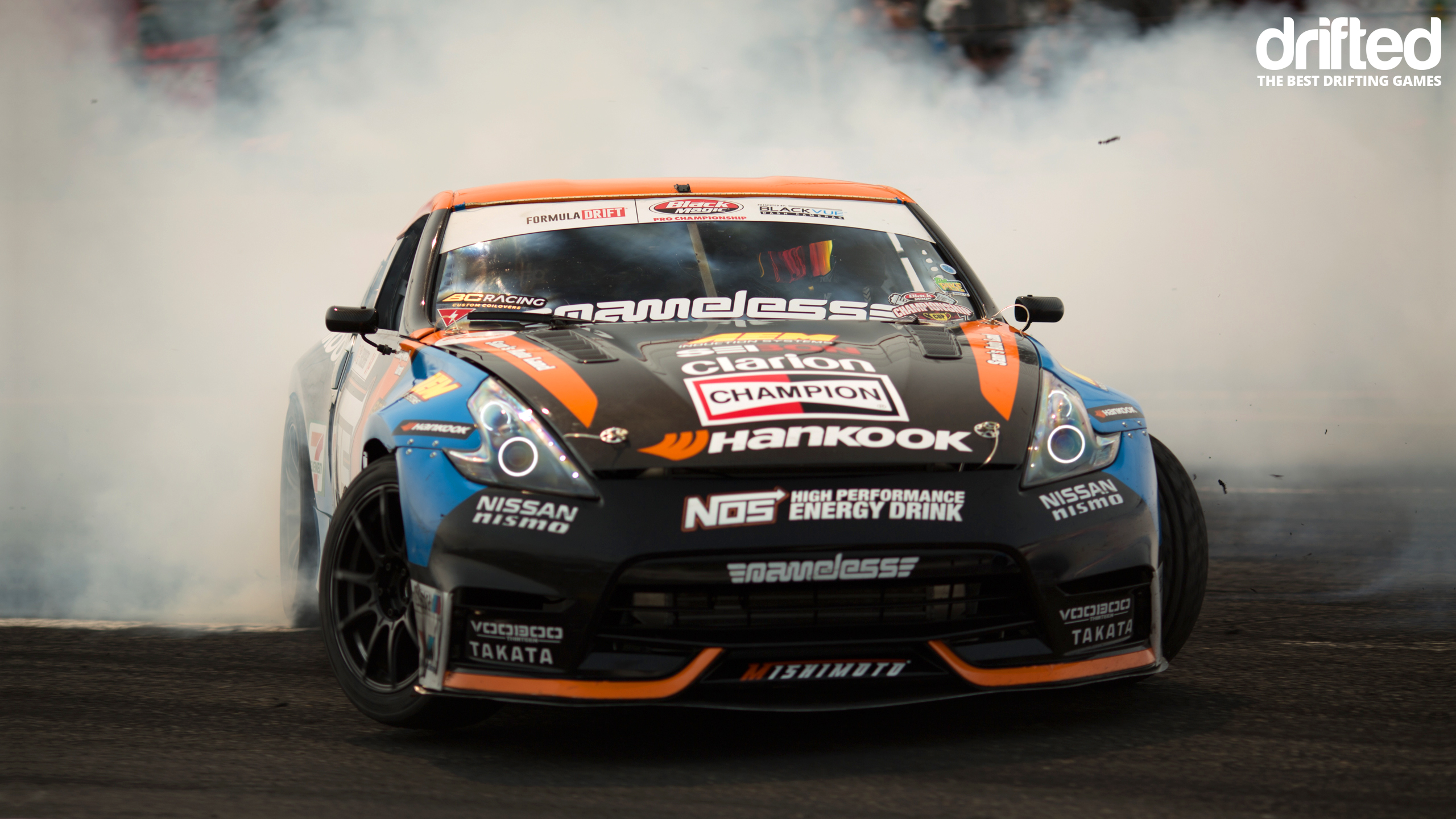 Nissan 370z Drift Hd - HD Wallpaper 
