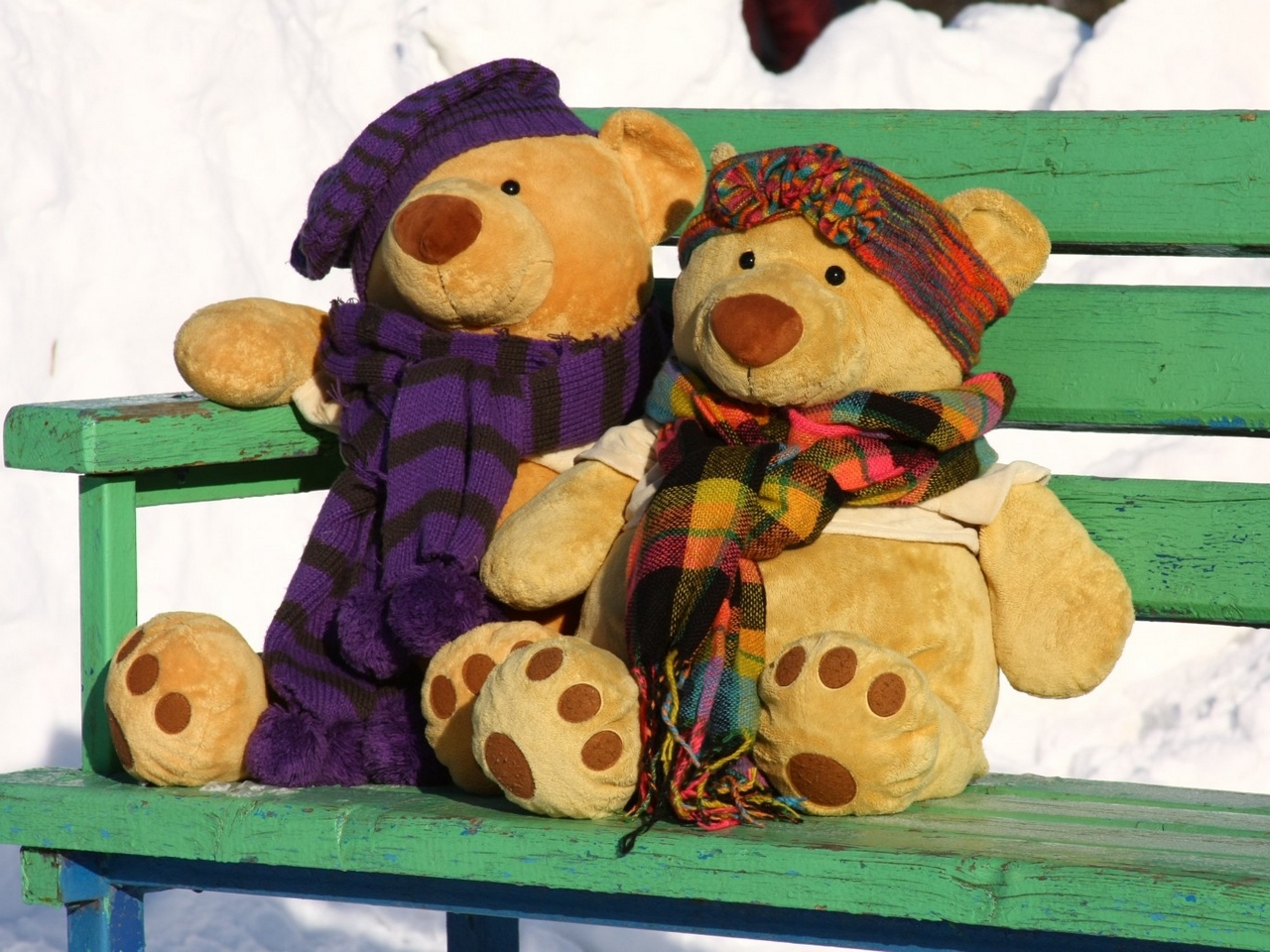 Wallpaper Situation, Walk, Bears, Couple, Dating, Love - Love Different Types Of Teddy Bear - HD Wallpaper 