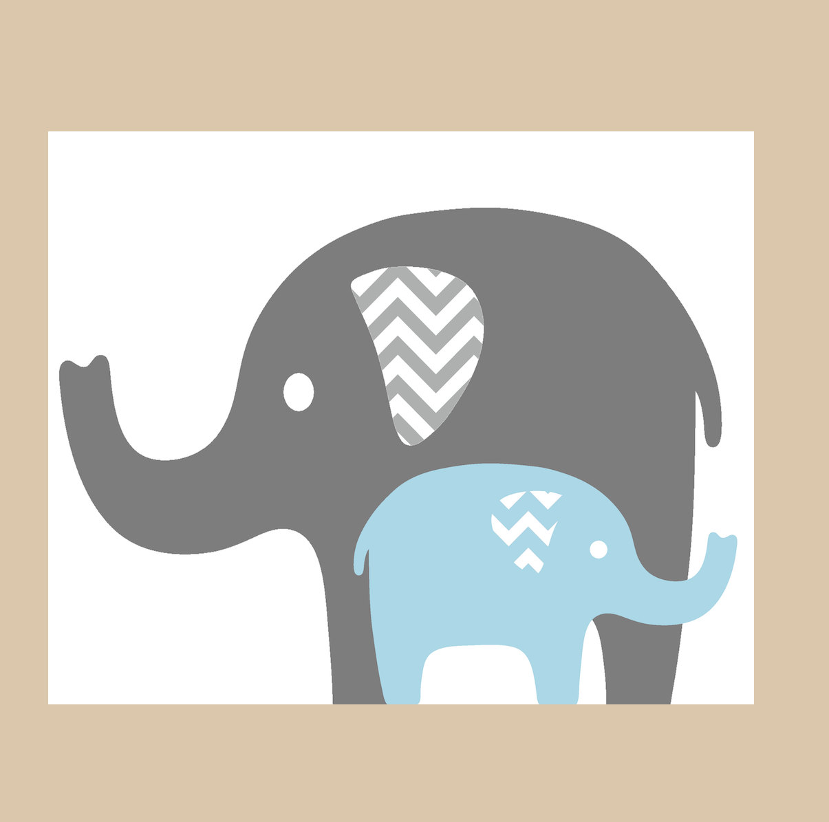 Pin Free Mama Baby Elephant Wallpaper Download The - Mom And Baby Elephant Clipart - HD Wallpaper 