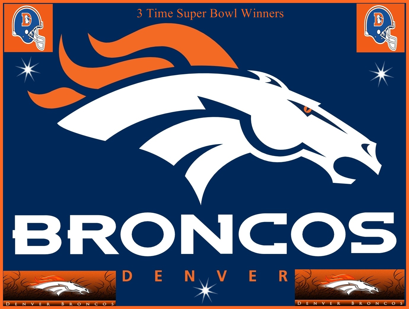 Denver Broncos Logo - HD Wallpaper 