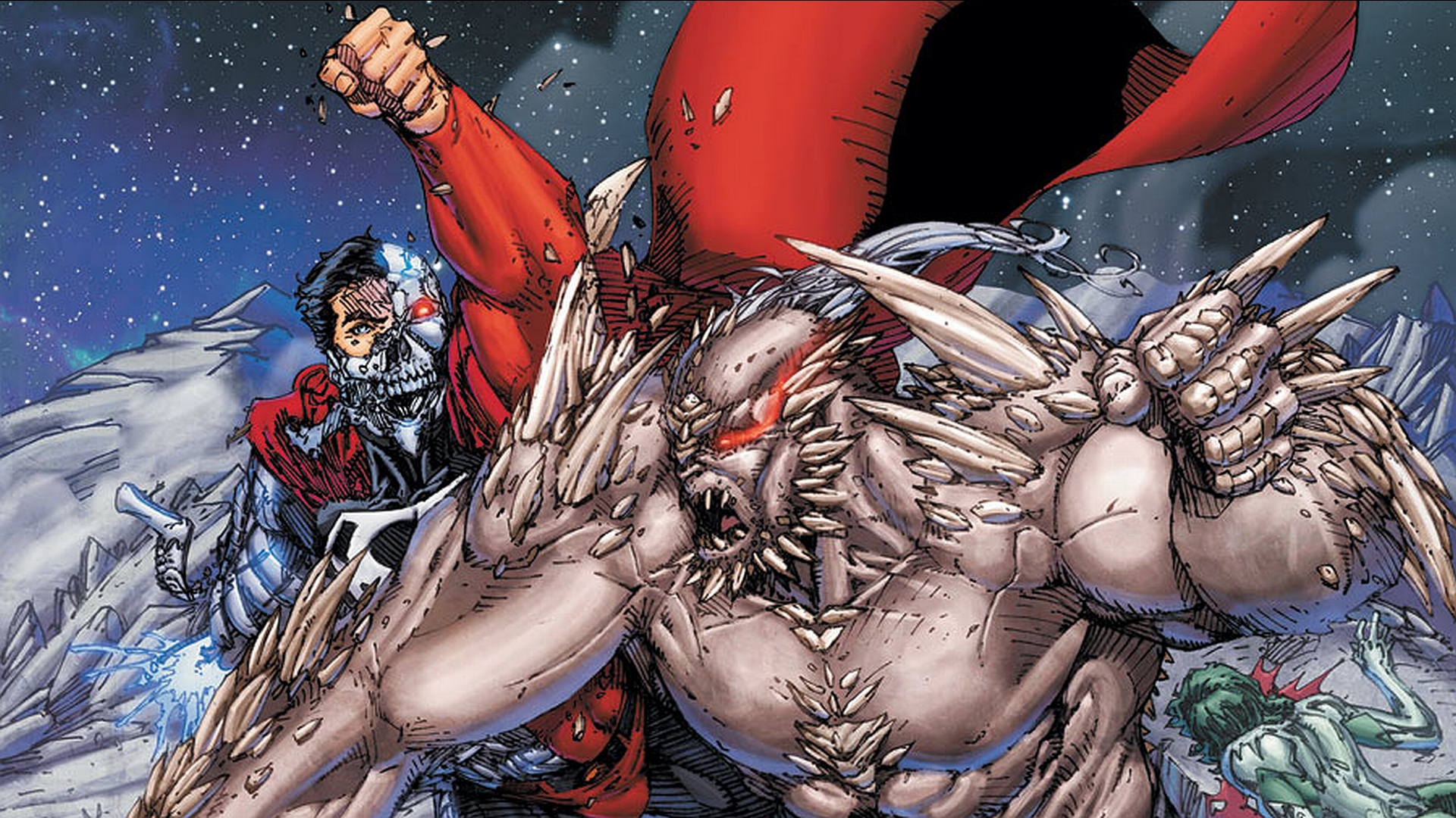 Doomsday Justice League Comic - HD Wallpaper 