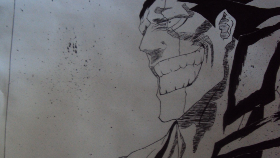 Kenpachi Zaraki, Characters Desktop Background - Sketch - HD Wallpaper 