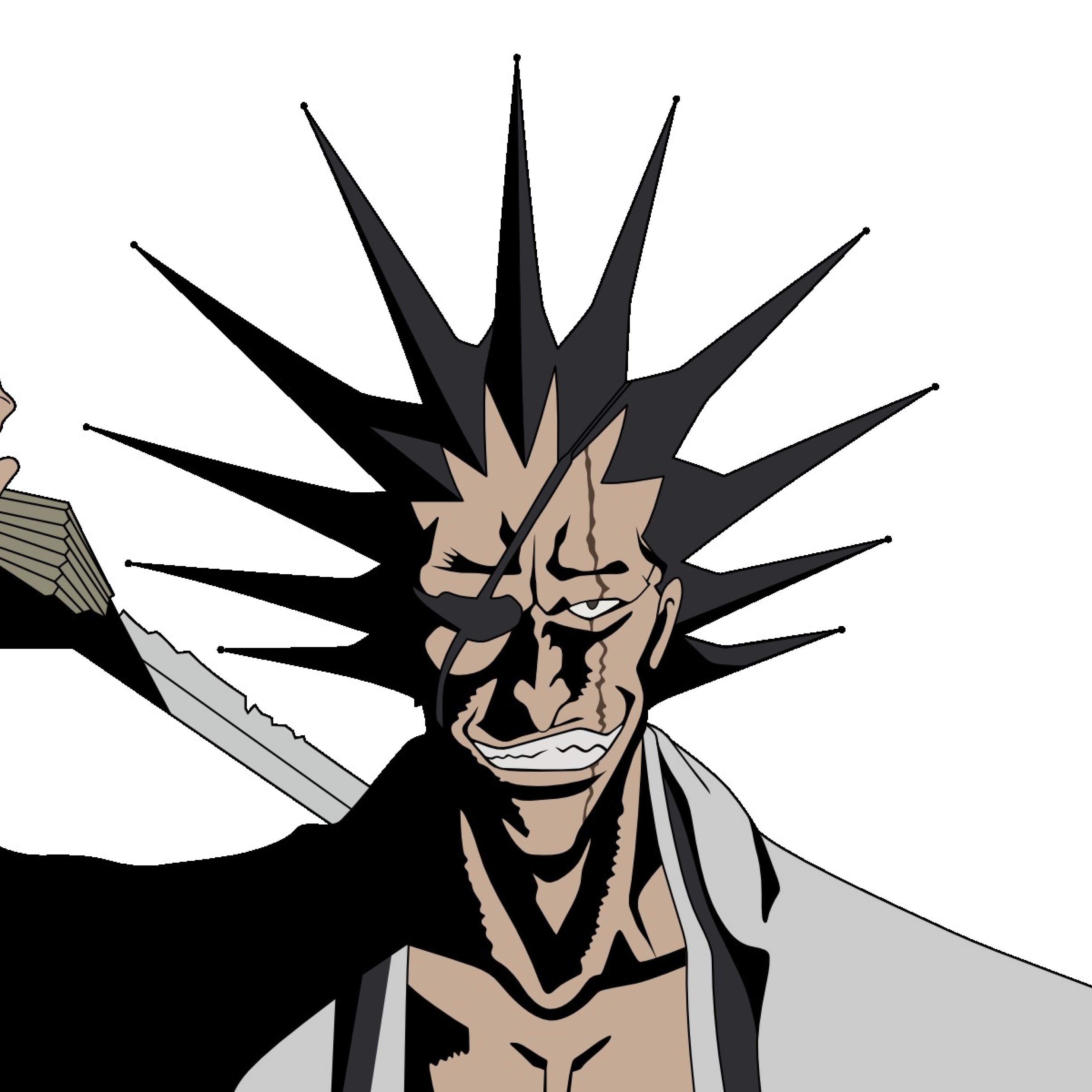 Zaraki Kenpachi Et Yachiru - HD Wallpaper 
