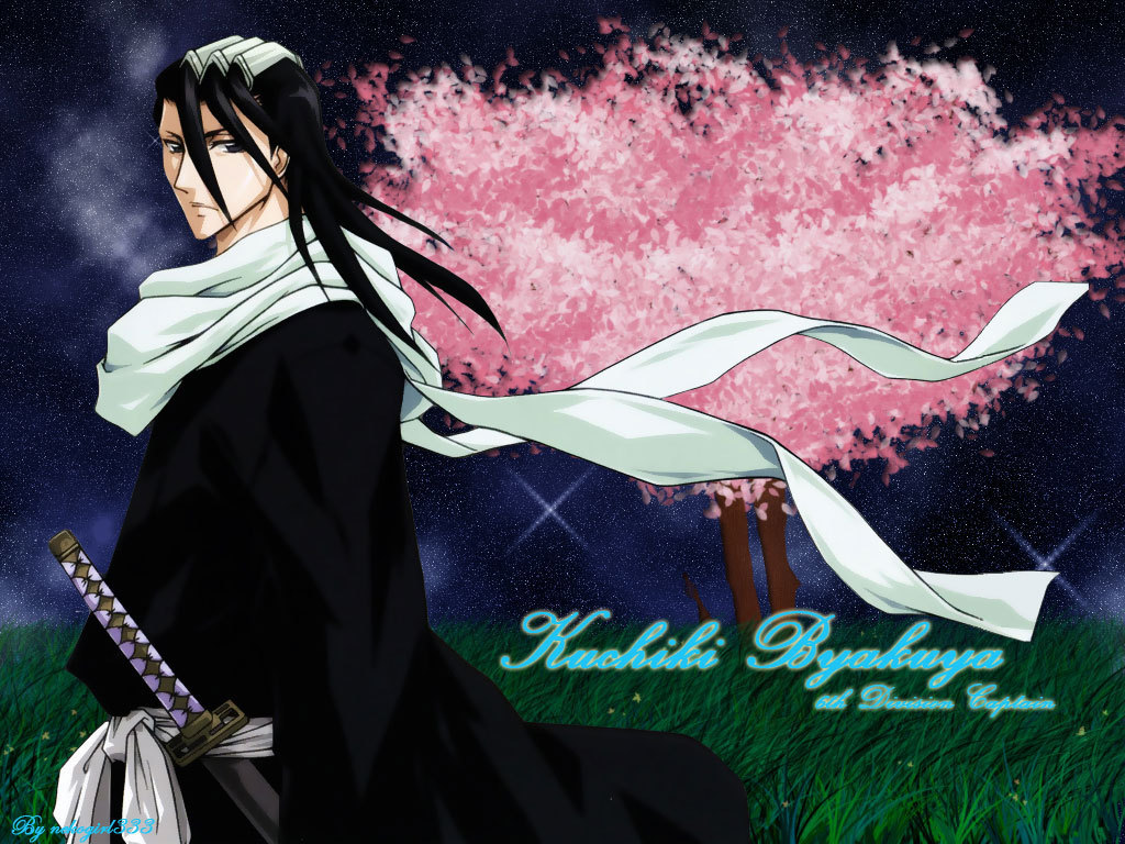 Byakuya - Kuchiki Byakuya - HD Wallpaper 