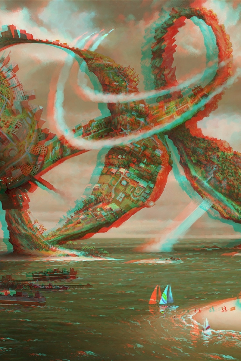 Wallpaper 3d, Graphics, Explosion, Cataclysm, Doomsday - Surreal Fantasy Art - HD Wallpaper 