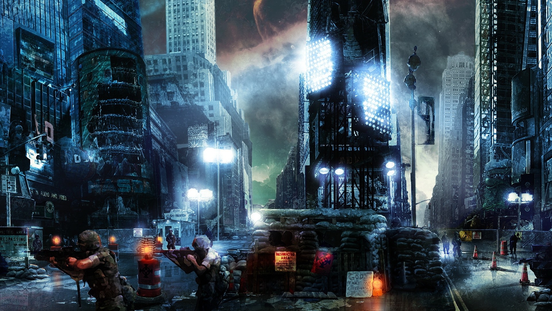 Apocalyptic Wallpapers August 2013 Apocalypsezone - War Zone Background Hd - HD Wallpaper 