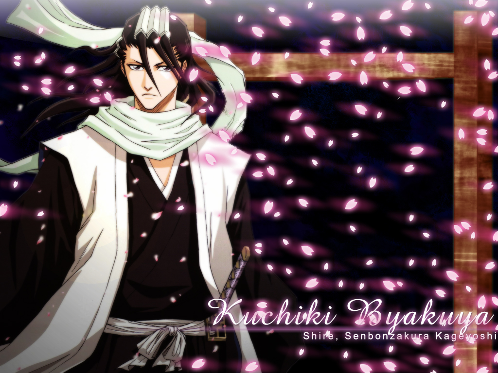 Kubo Tite, Studio Pierrot, Bleach, Byakuya Kuchiki - Byakuya Kuchiki - HD Wallpaper 