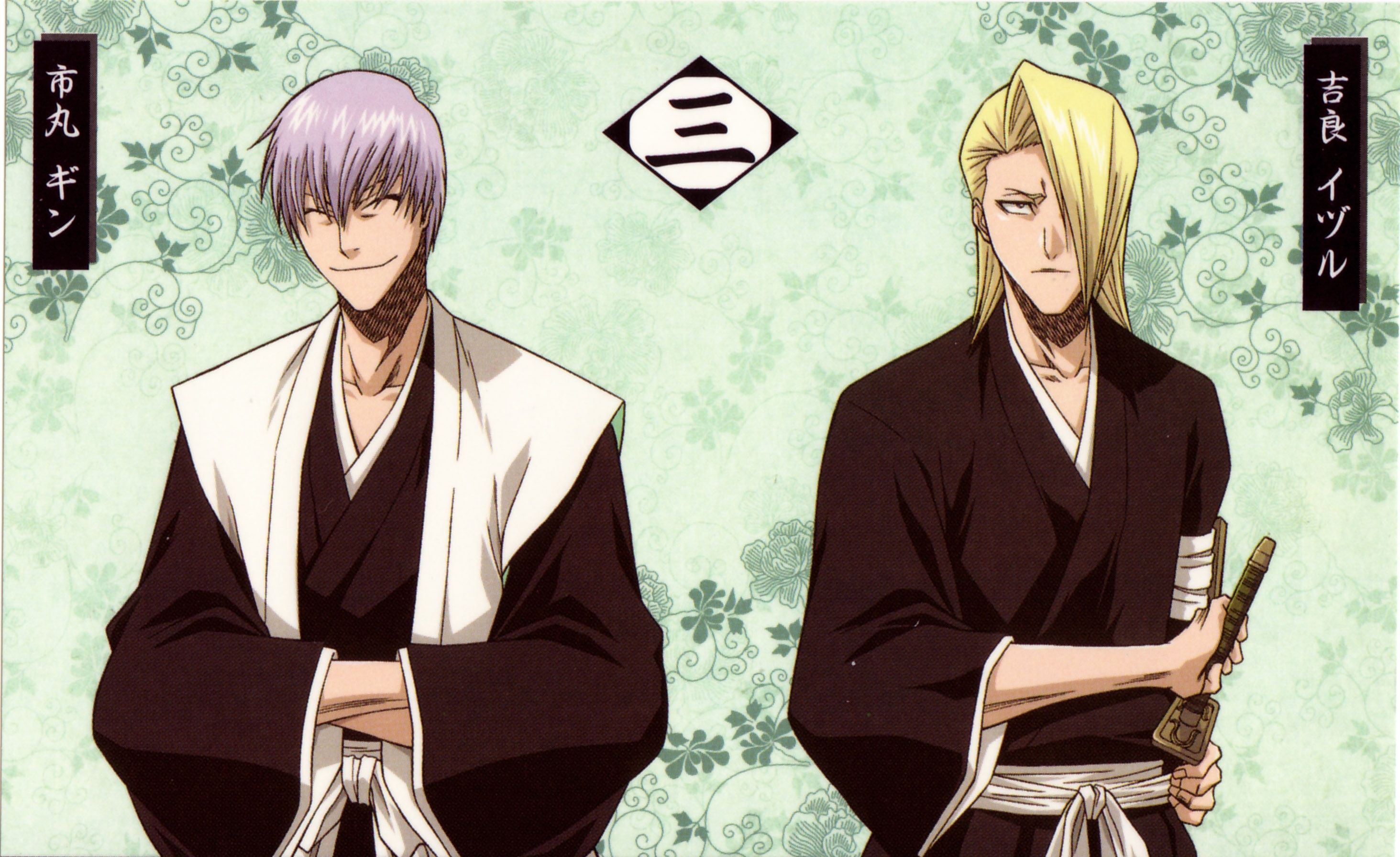 Bleach Ichimaru Gin Izuru Kira Wallpaper - Gin Ichimaru And Izuru Kira - HD Wallpaper 