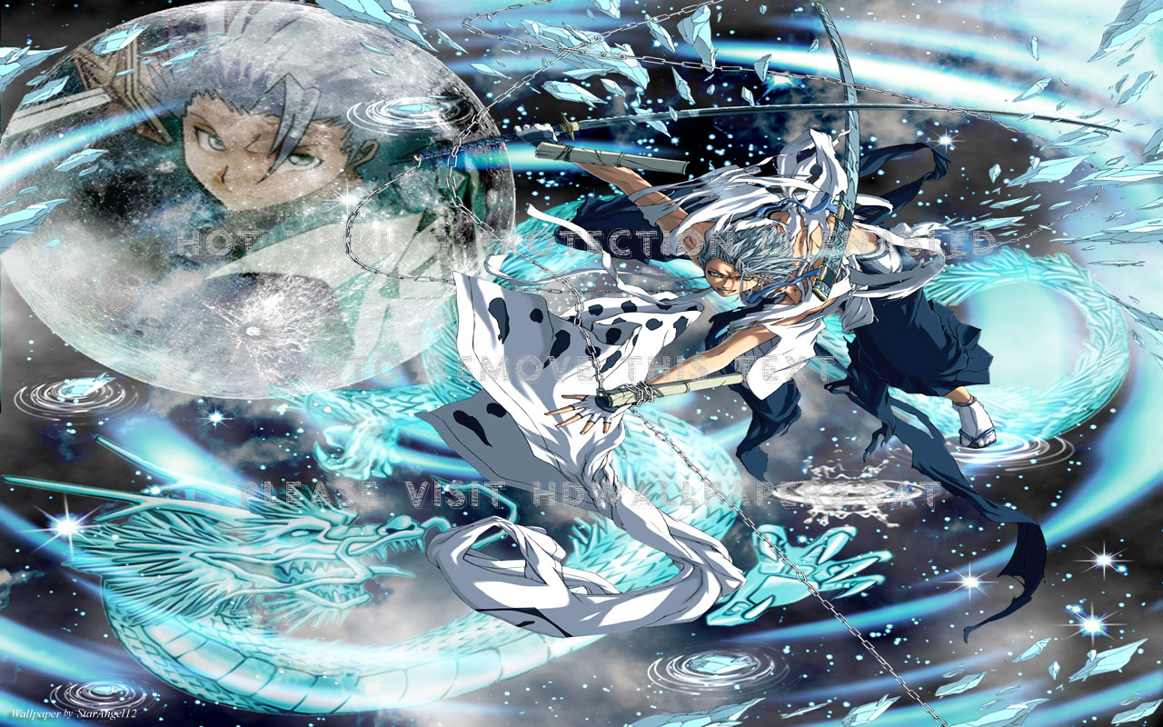 Hitsugaya Toshiro Dragon Sword Long Bleach - Bleach Toshiro Hitsugaya - HD Wallpaper 