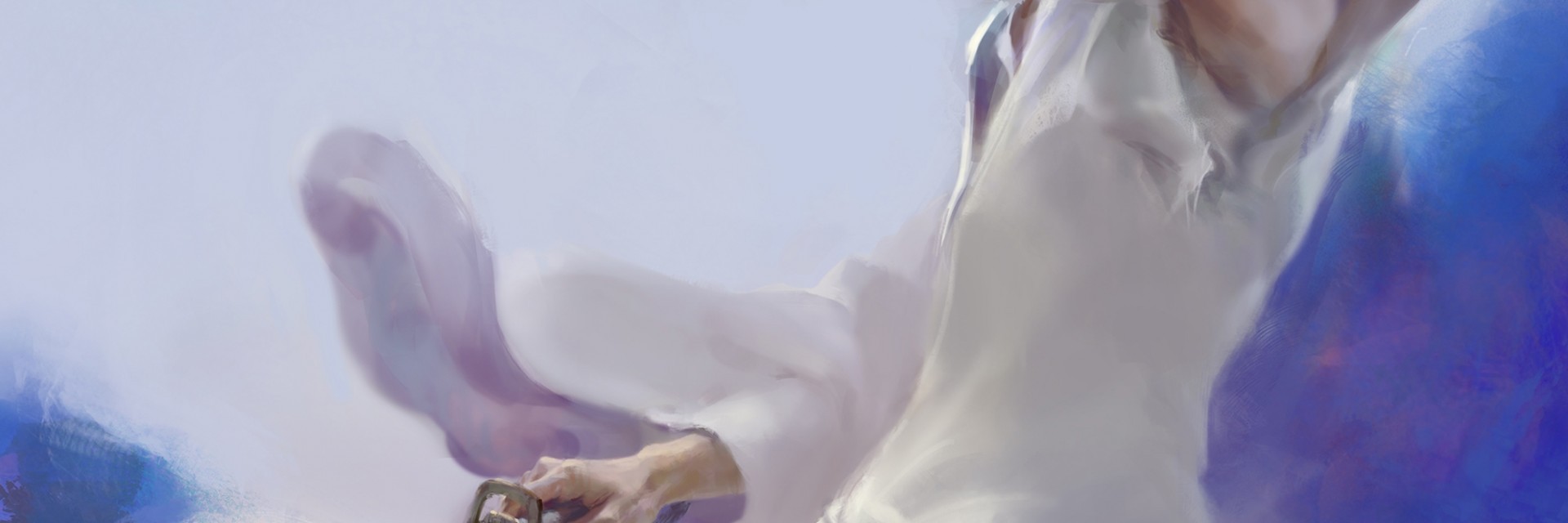 Ichimaru Gin, Bleach, Semi Realistic, Knife, Artwork - HD Wallpaper 