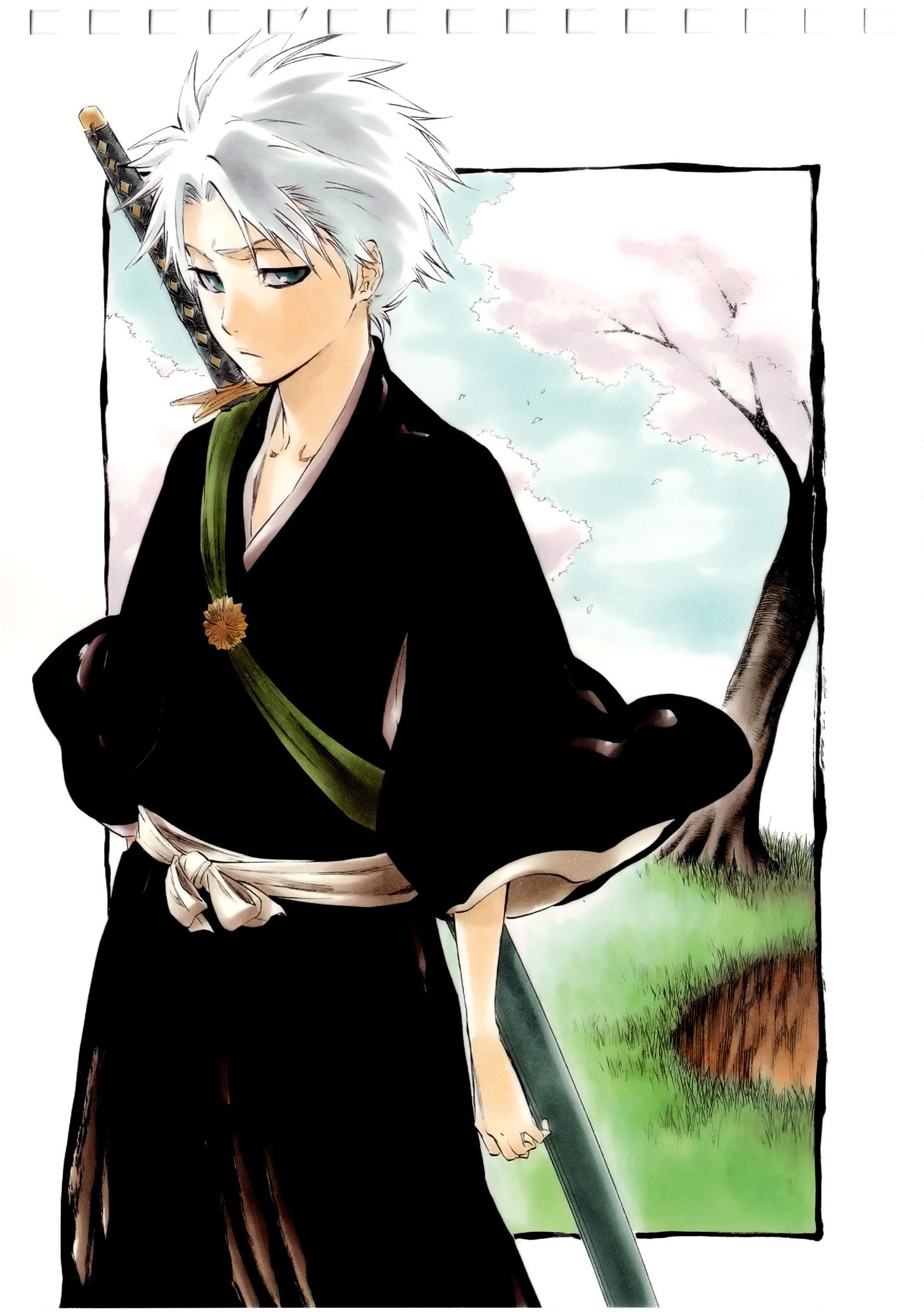 Toshiro Hitsugaya Official Art 1500x2129 Wallpaper teahub.io