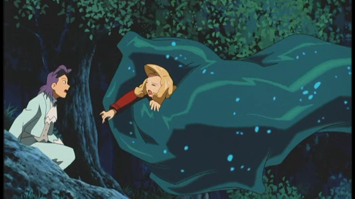 Dianne Pushes Butler Out Of The Way Before He Is Consumed - Pokemon Butler And Diane - HD Wallpaper 