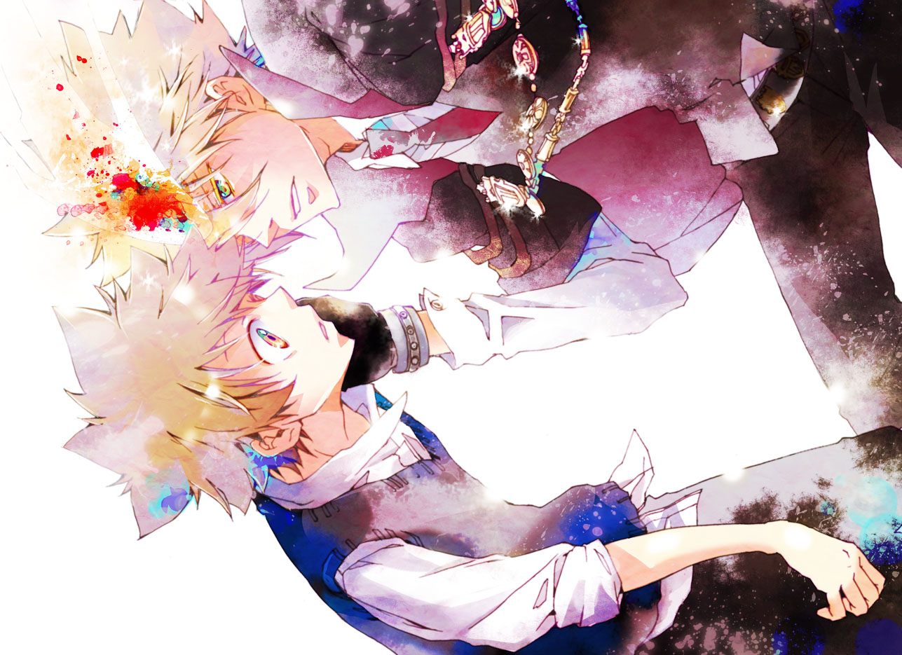 All Male Giotto Katekyou Hitman Reborn Male Sawada - HD Wallpaper 