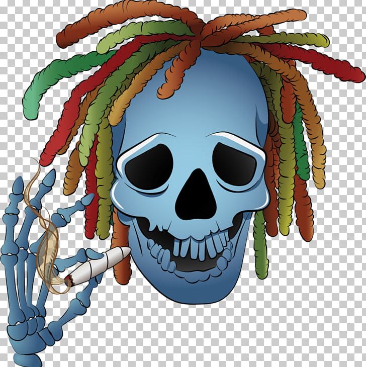 Rastafari Skull Reggae Bone Png, Clipart, Art, Bone, - Skull Rasta Png - HD Wallpaper 