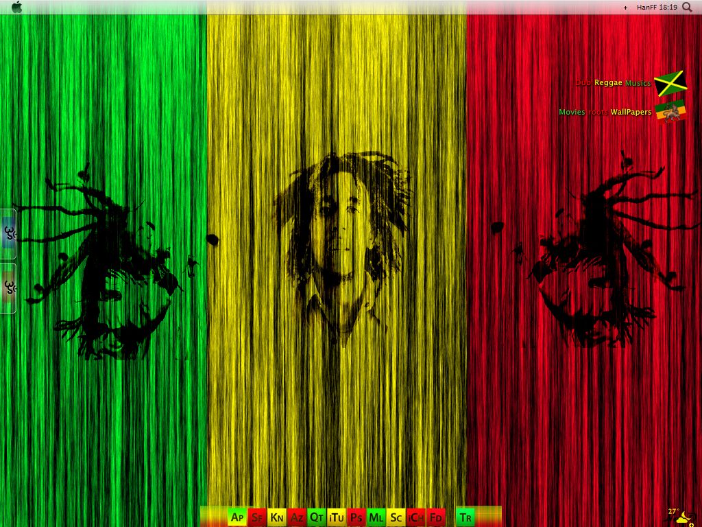 Rastafari Wallpaper Lovely - Bob Marley - HD Wallpaper 