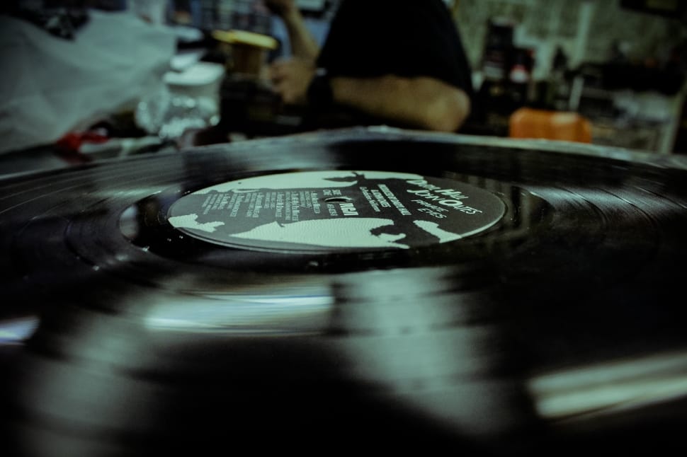 Black Vinyl Record Preview - Retro Vinyl Record Vintage - HD Wallpaper 