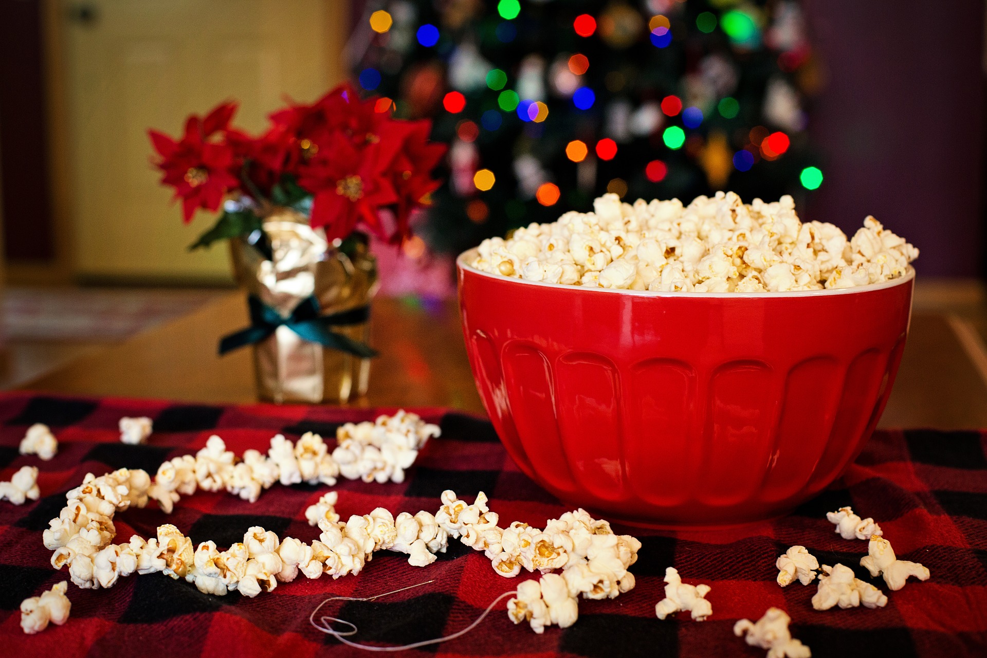 Christmas Movies And Popcorn - HD Wallpaper 