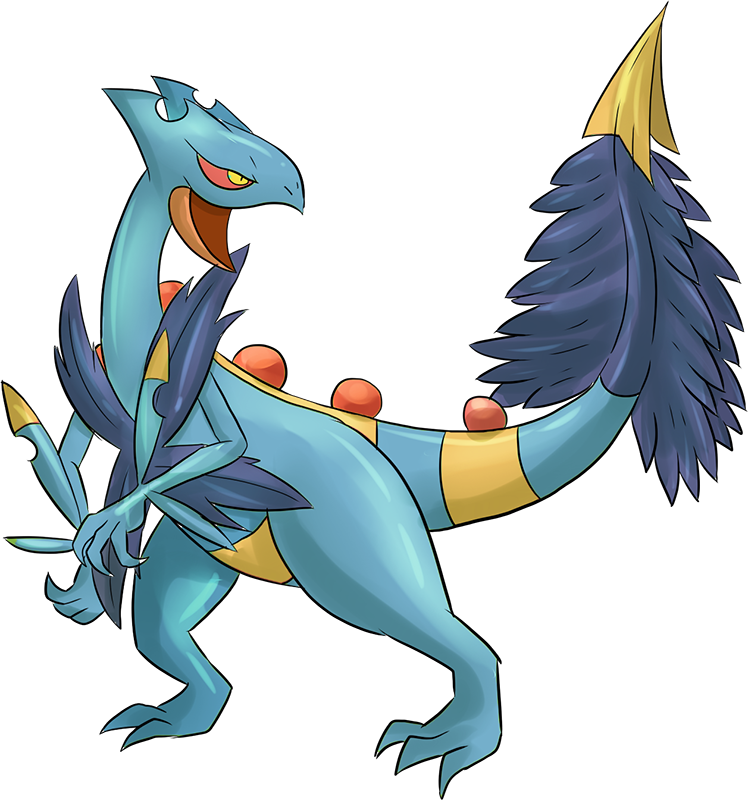 Pokemon Shiny Mega Sceptile - HD Wallpaper 