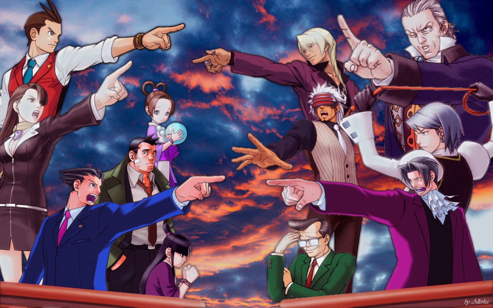 Ace Attorney Hd Wallpapers Backgrounds - Phoenix Wright Wallpaper Hd - HD Wallpaper 