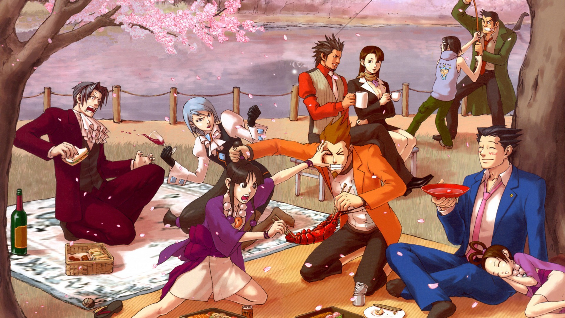 Phoenix Wright Wallpaper - Ace Attorney Wallpaper Hd - HD Wallpaper 