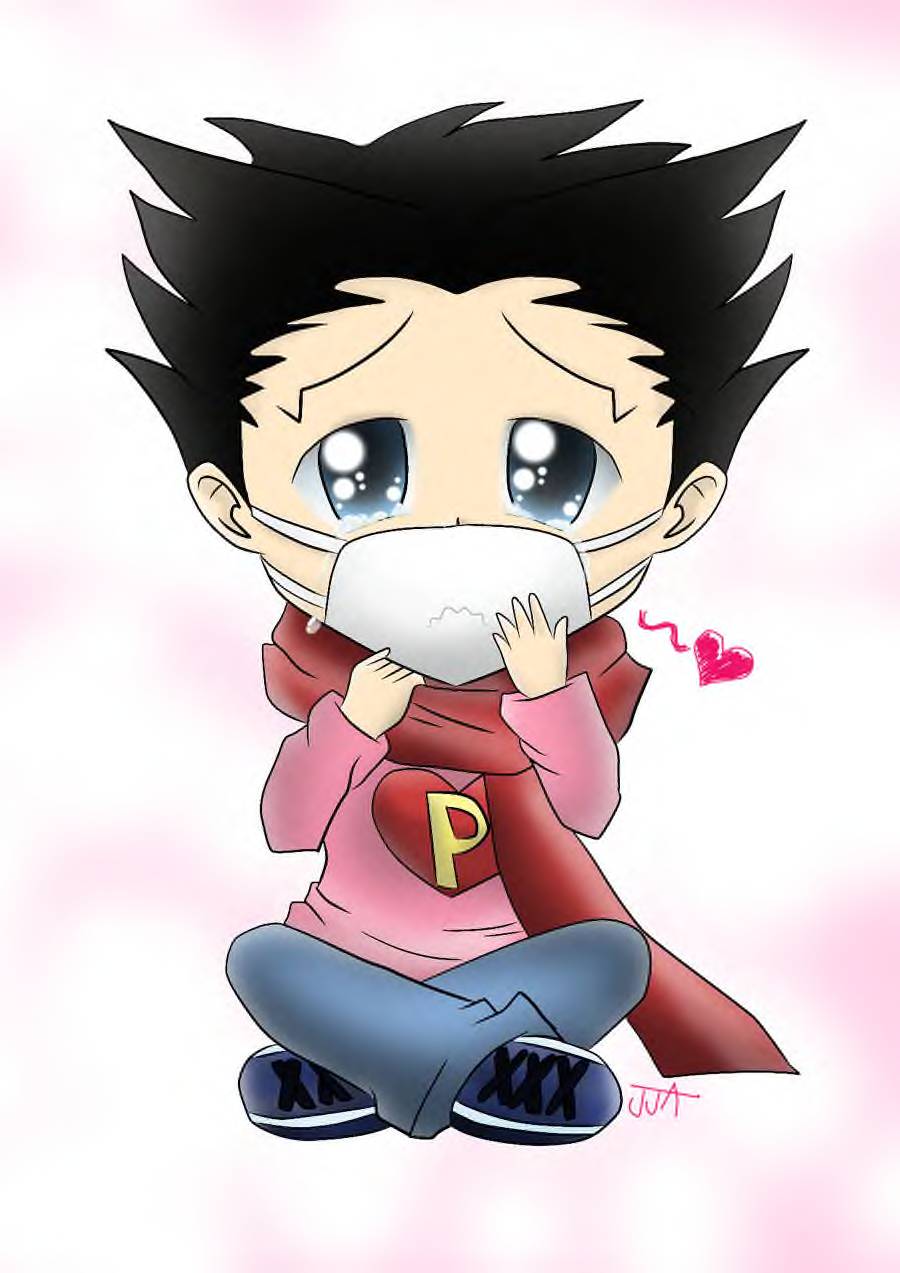 Cutest Thing Ever - Cute Phoenix Wright - HD Wallpaper 
