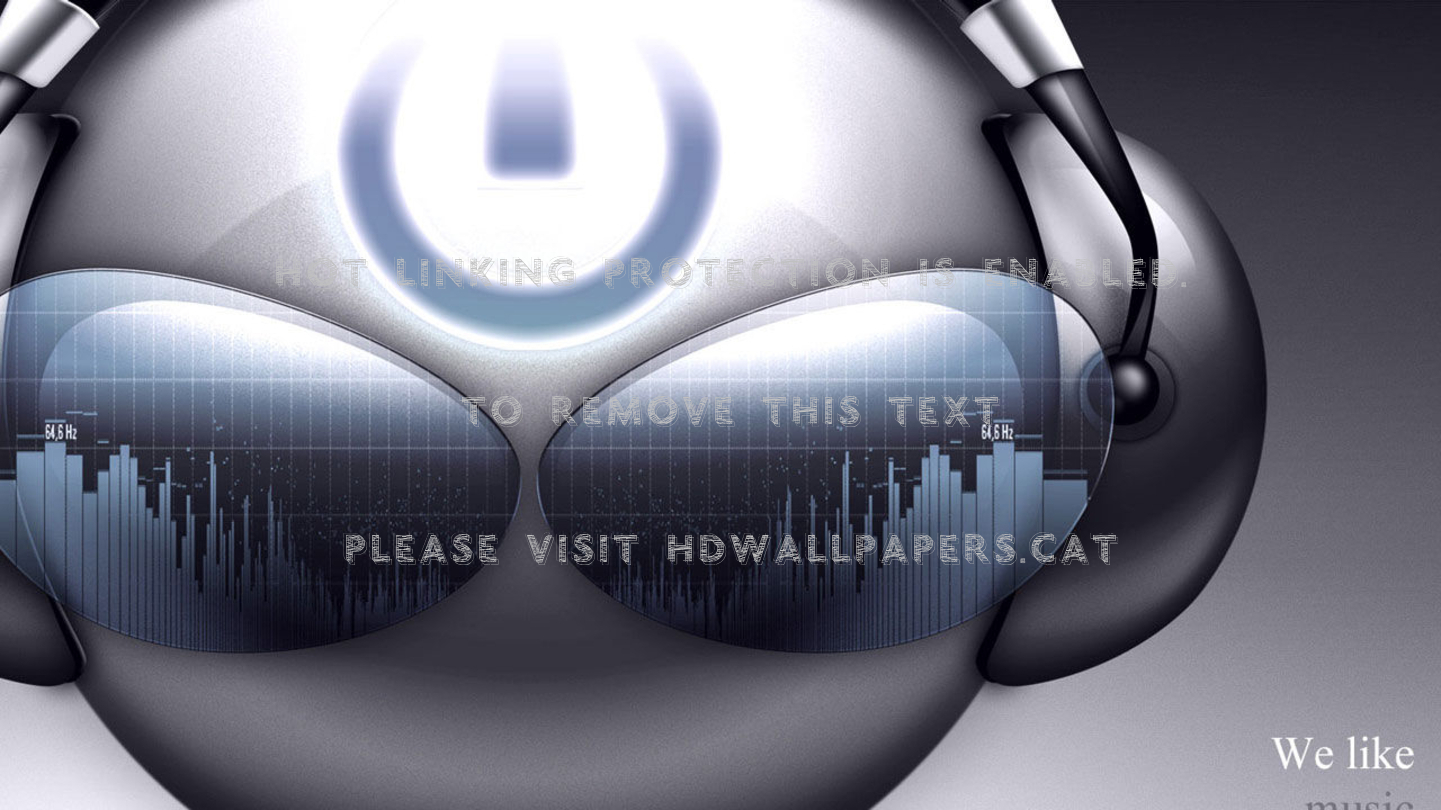 Music Guy Power Button Head Glasses - Smile 3d - HD Wallpaper 