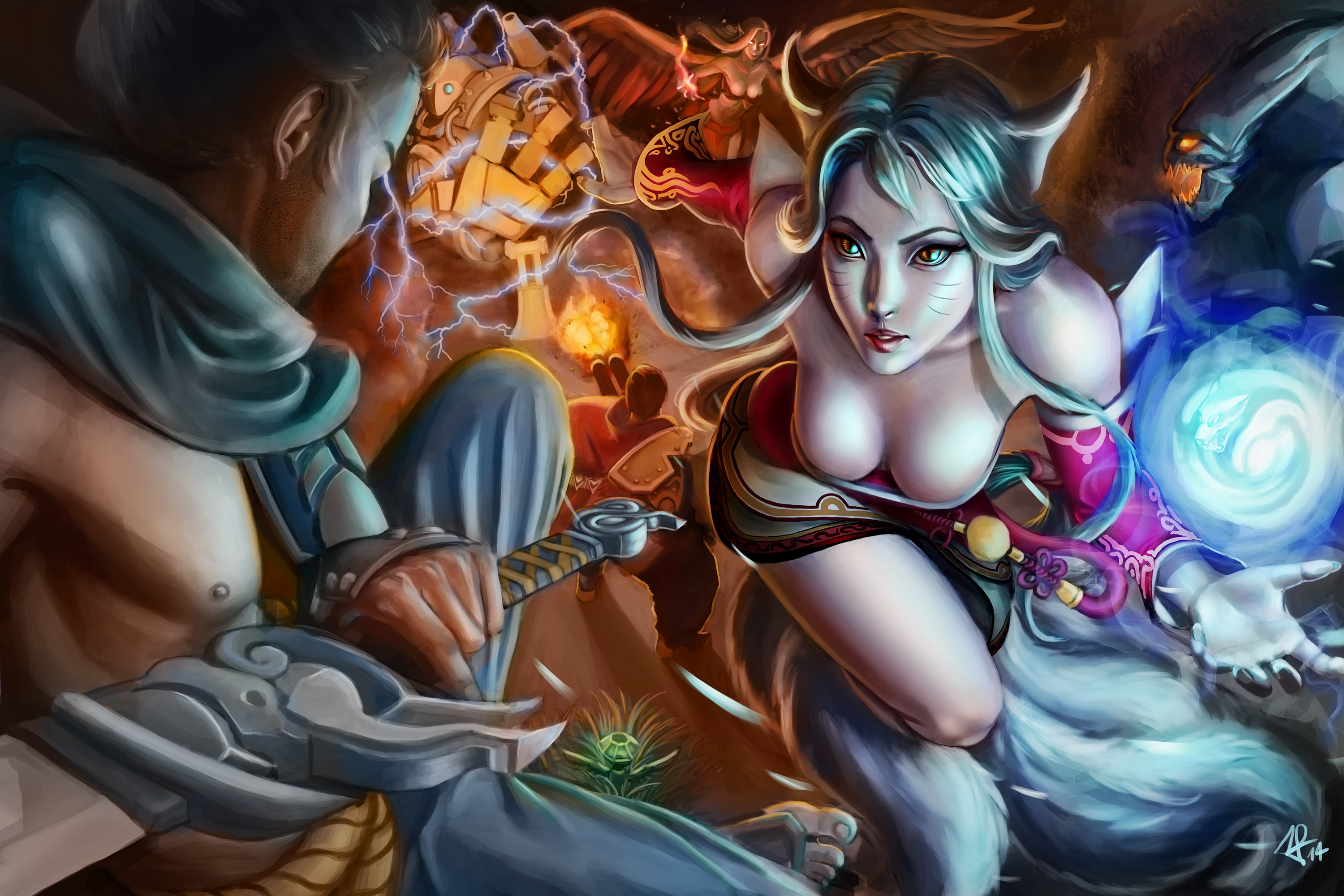 Yasuo Fan Art Female - HD Wallpaper 