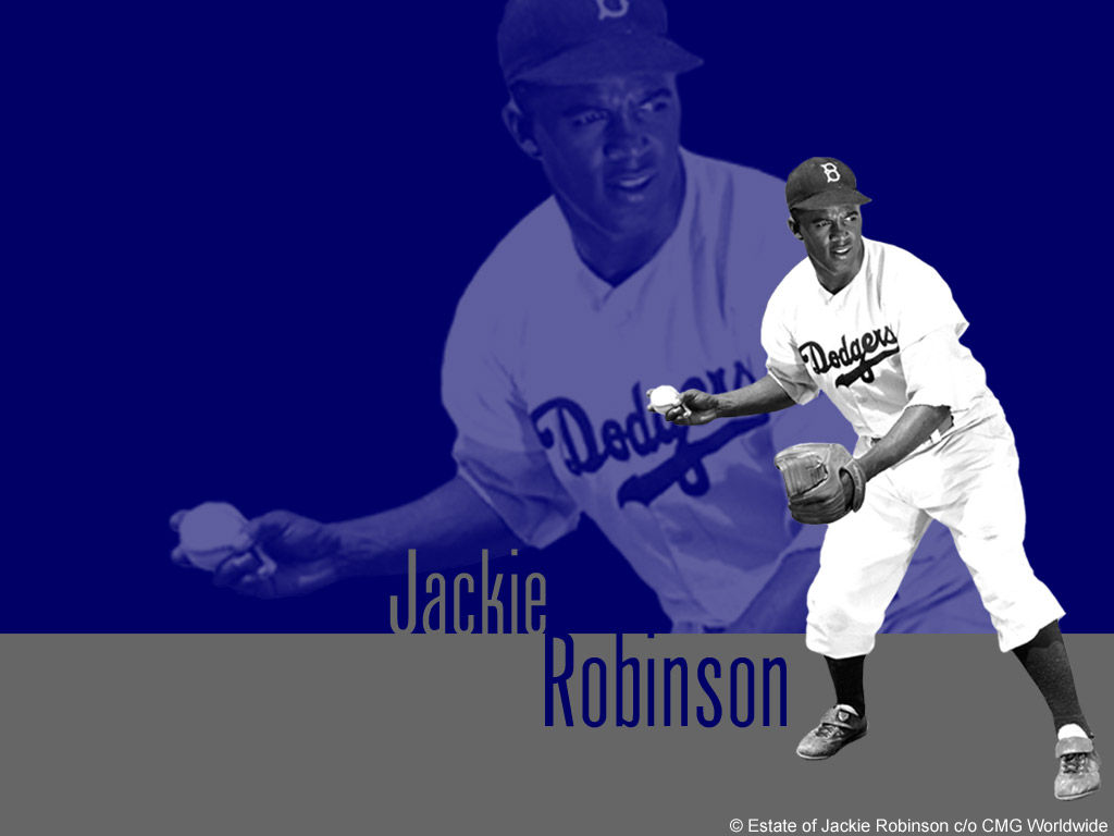 Jackie Robinson, Great American-power Point - Baseball Wallpaper Jackie Robinson - HD Wallpaper 