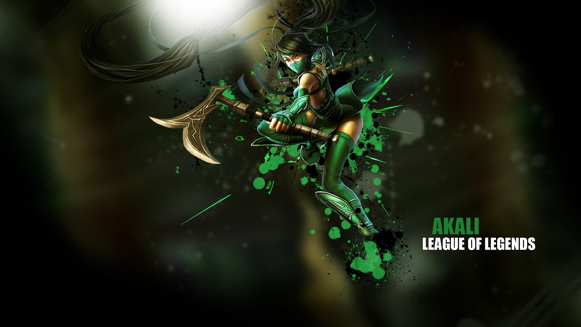League Of Legends Wallpaper Akali - HD Wallpaper 