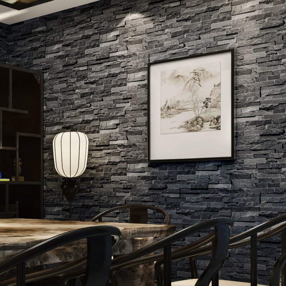 Dxg&fx Chinese Style 3d Simulation Stones Culture Stone - Barber Shop Bricks Design - HD Wallpaper 
