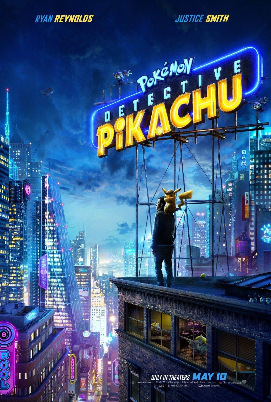 Pokémon Detective Pikachu - Pokemon Detective Pikachu Poster - HD Wallpaper 