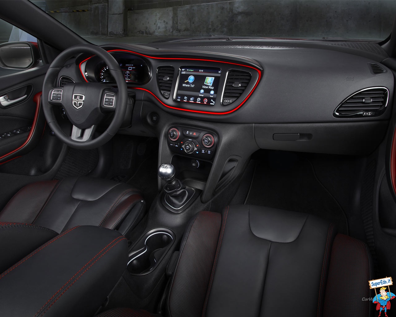 Dodge Dart - 2013 Dodge Dart Limited Interior - HD Wallpaper 