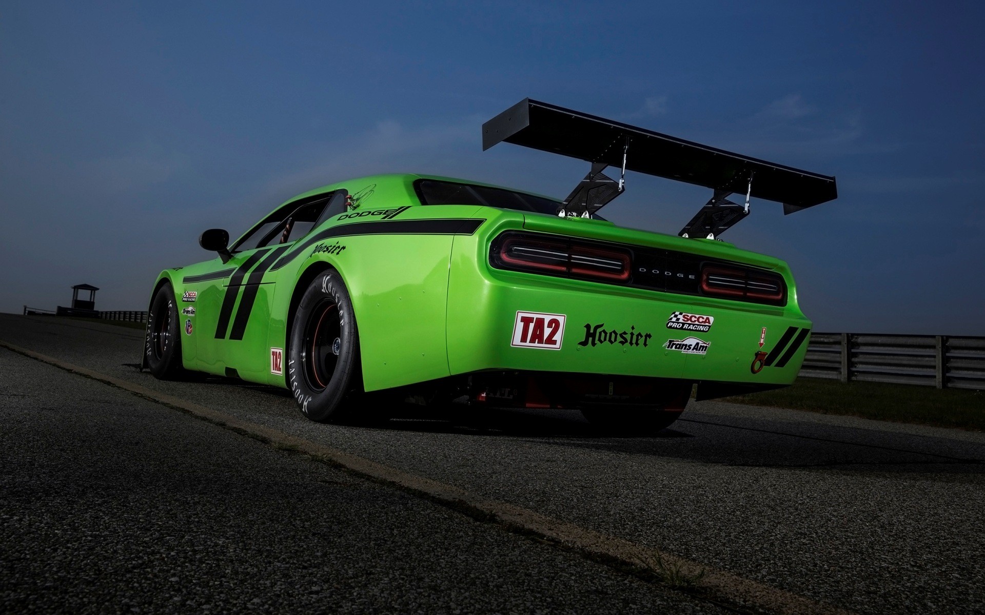Dodge Challenger Trans M Spoiler - HD Wallpaper 