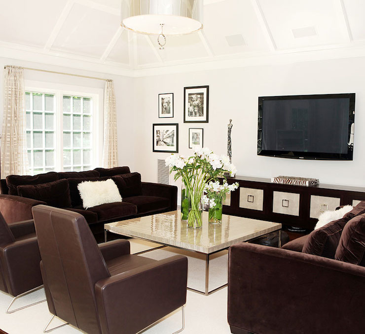 Brown Velvet Sofa - Porter Paint Velvet White - HD Wallpaper 