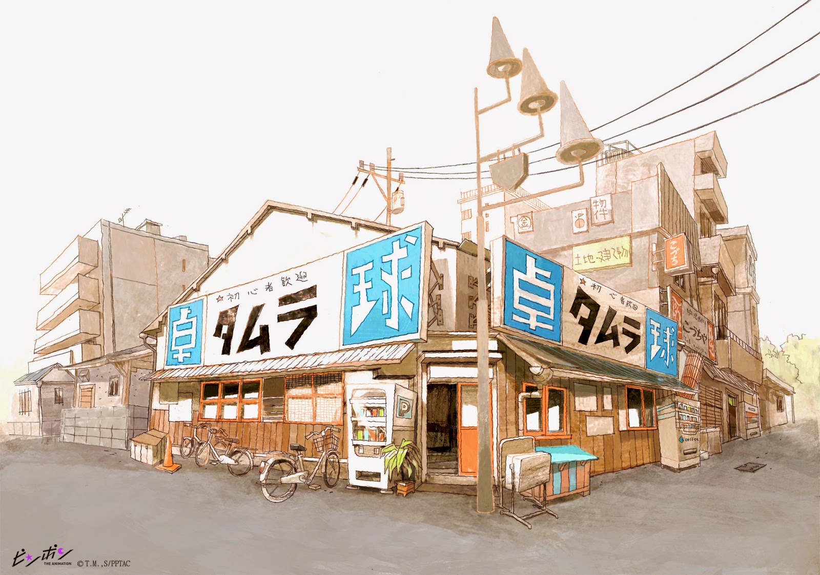 Ping Pong Background Art - HD Wallpaper 