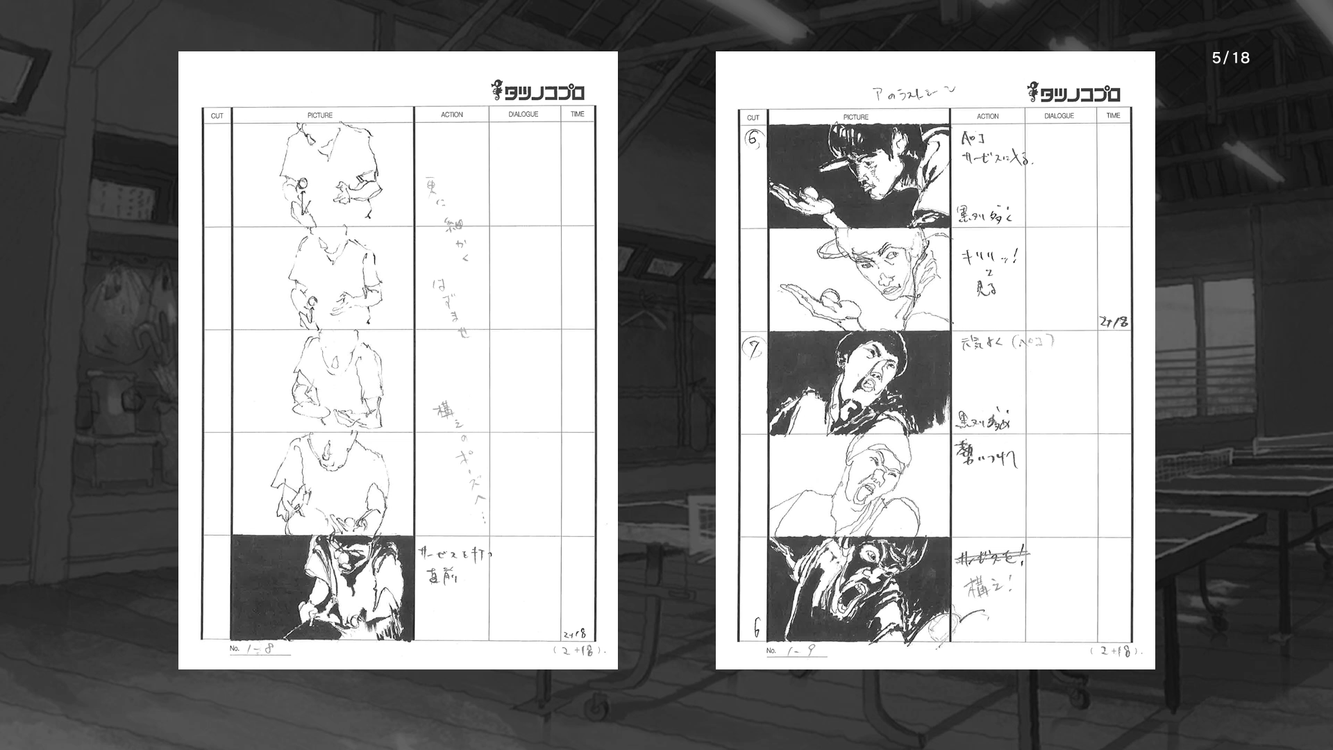 Storyboard Ping Pong - HD Wallpaper 