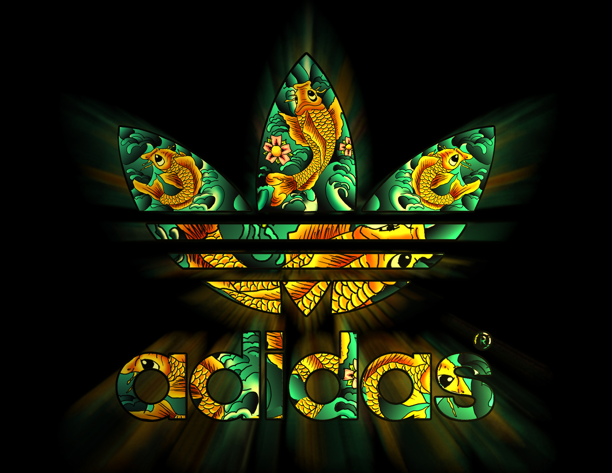 Adidas Wallpaper Fish - HD Wallpaper 