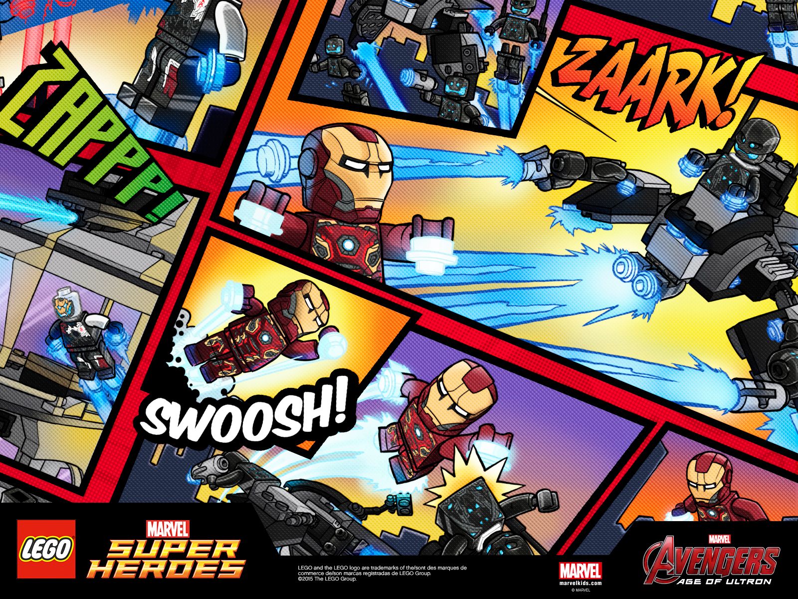 Marvel Avengers Wallpapers - Comics De Lego Marvel Super Heroes - HD Wallpaper 