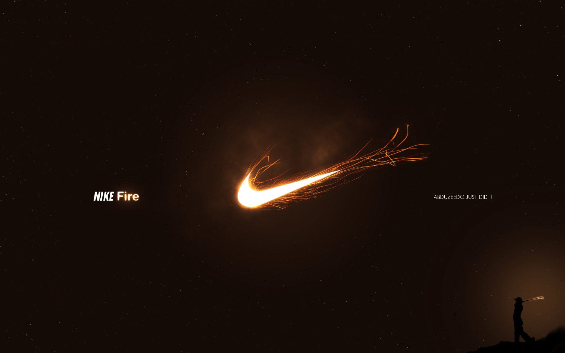 Nike Papel De Parede - Nike Fire Ad - HD Wallpaper 