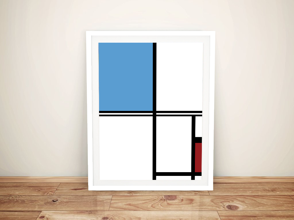 Mondrian Framed Wall Art Melbourne O Keeffe Hibiscus
